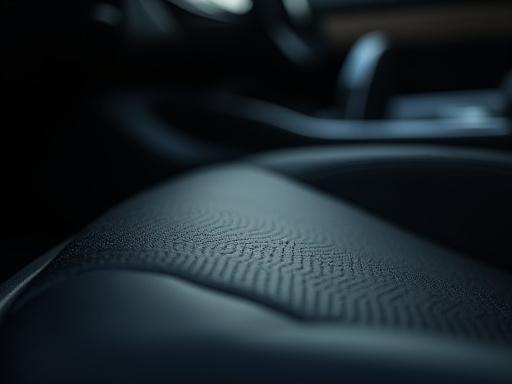 Immagine di interni auto in pelle rigenerati e puliti minuziosamente